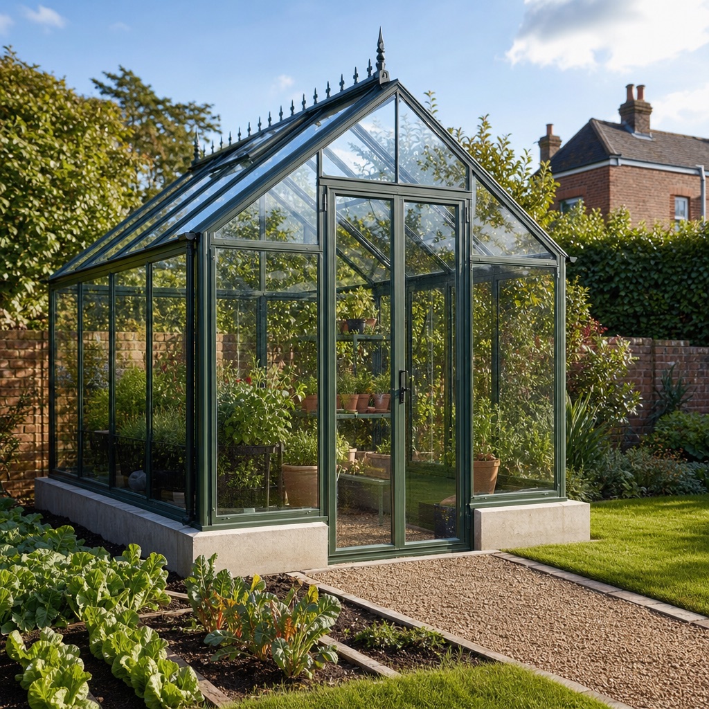 Greenhouse Bases concrete - delivered across the Midlands