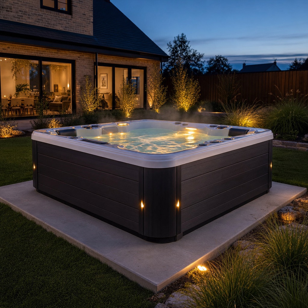 Hot Tub Bases concrete - delivered across the Midlands