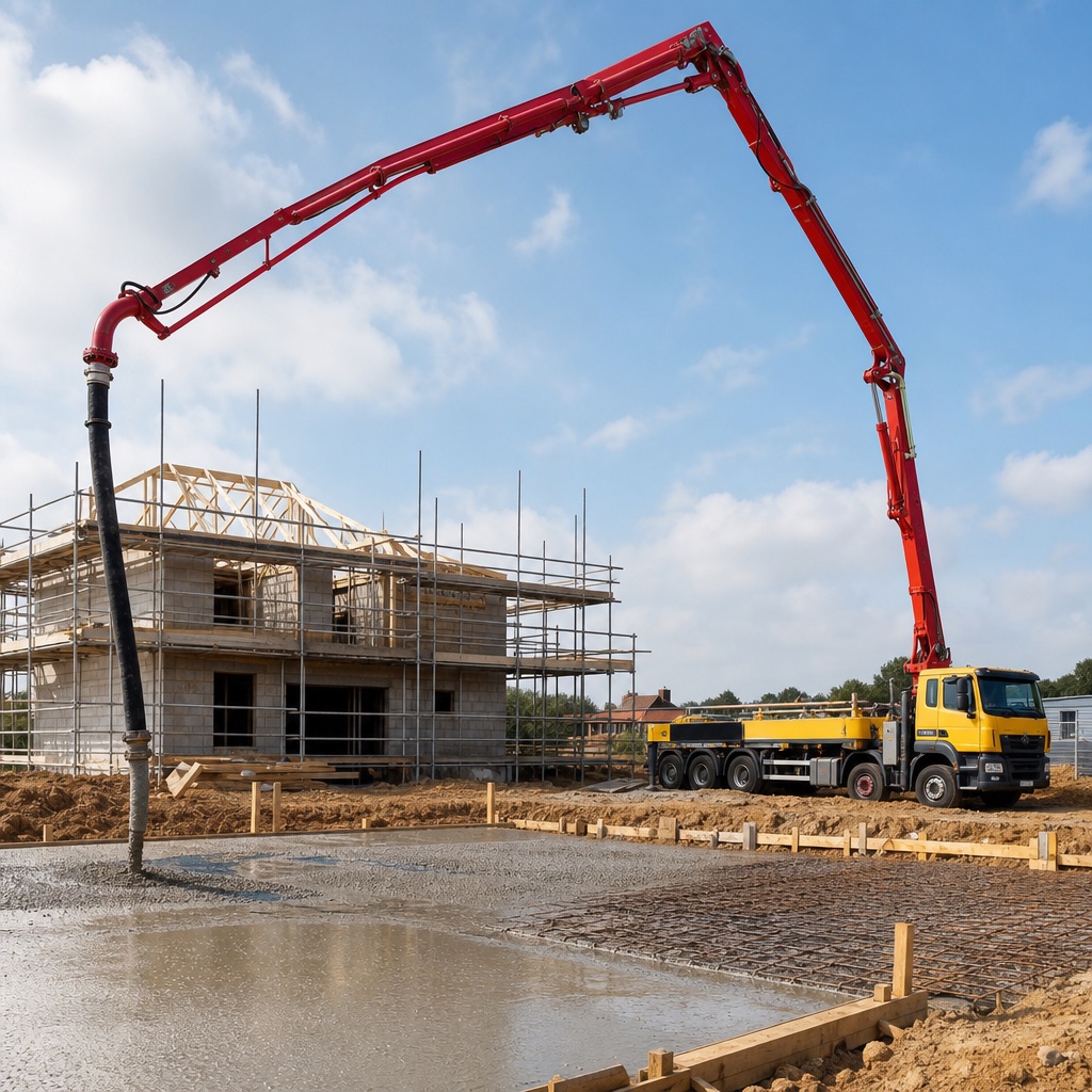 Pumped Concrete