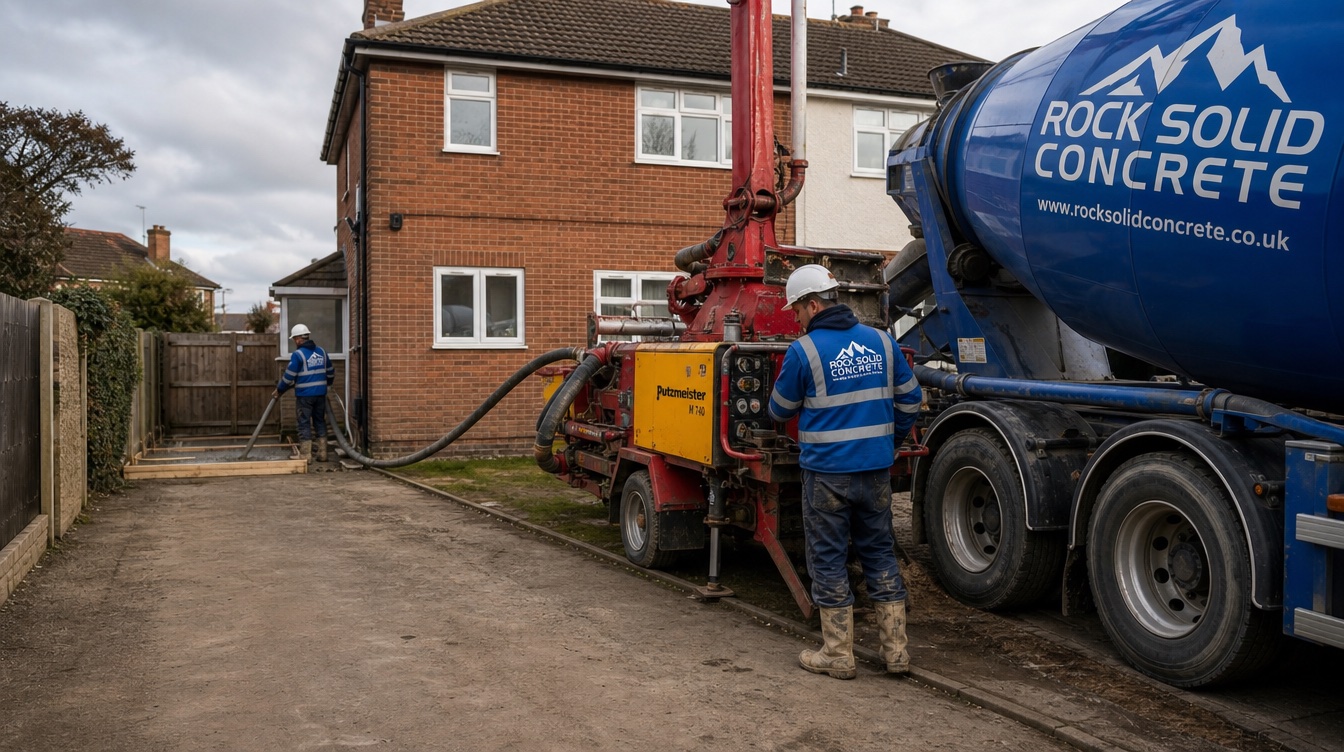 GEN1 Pump Mix concrete - delivered across the Midlands