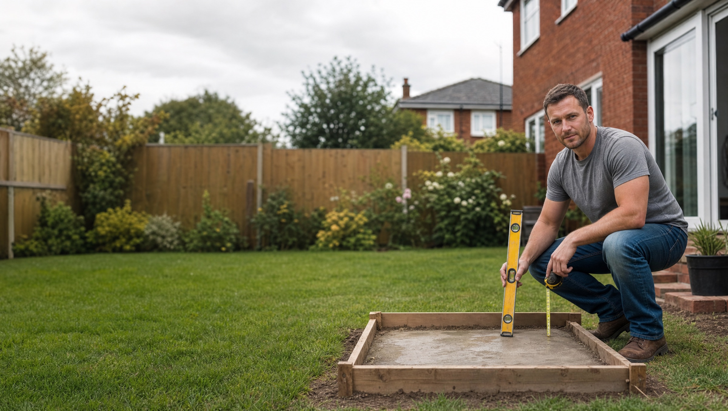 DIY ready-mix concrete.